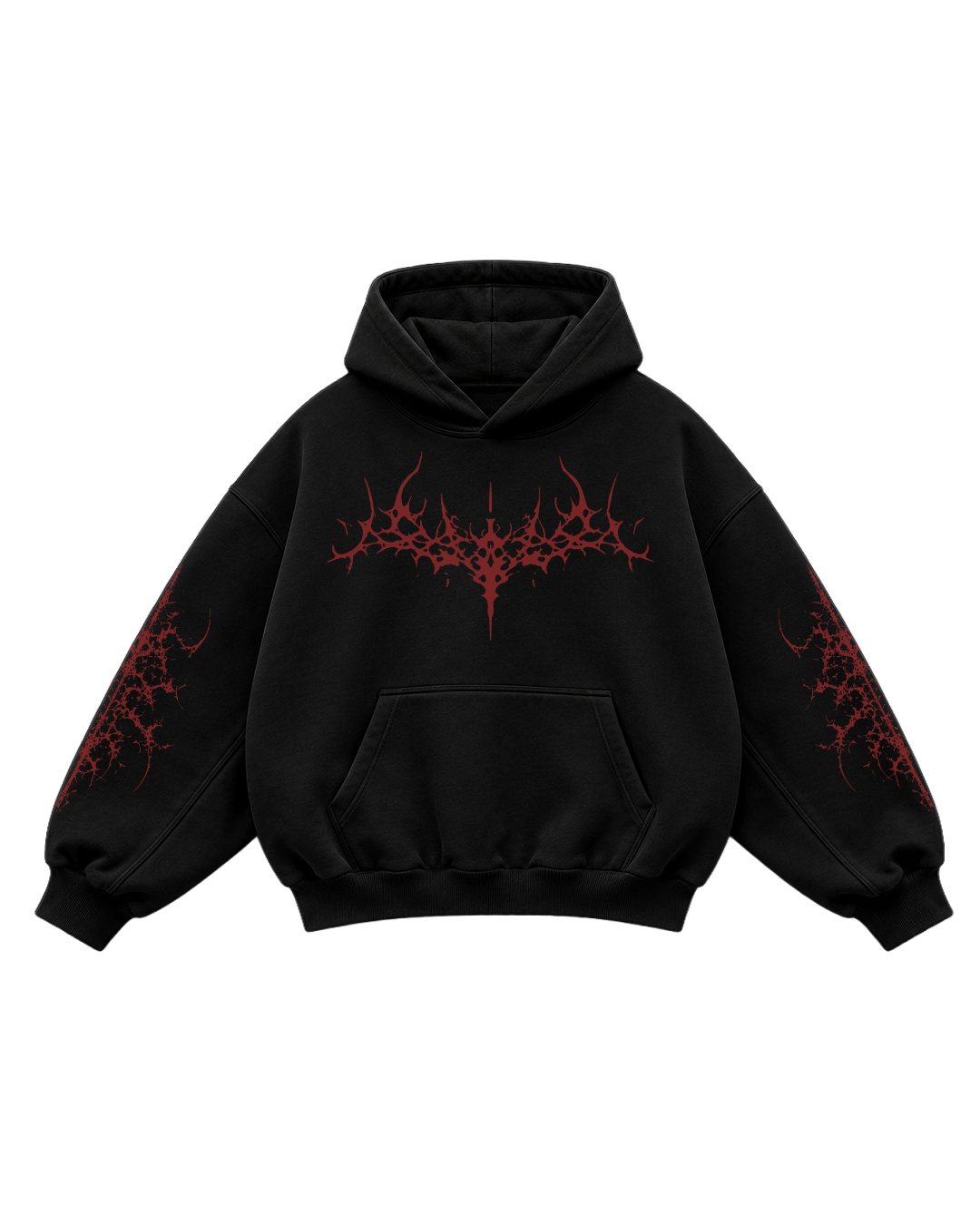 Demon Scar Red Hoodie